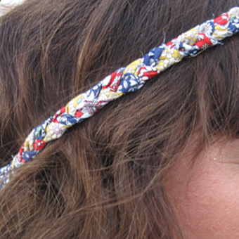 DIY headband hippie