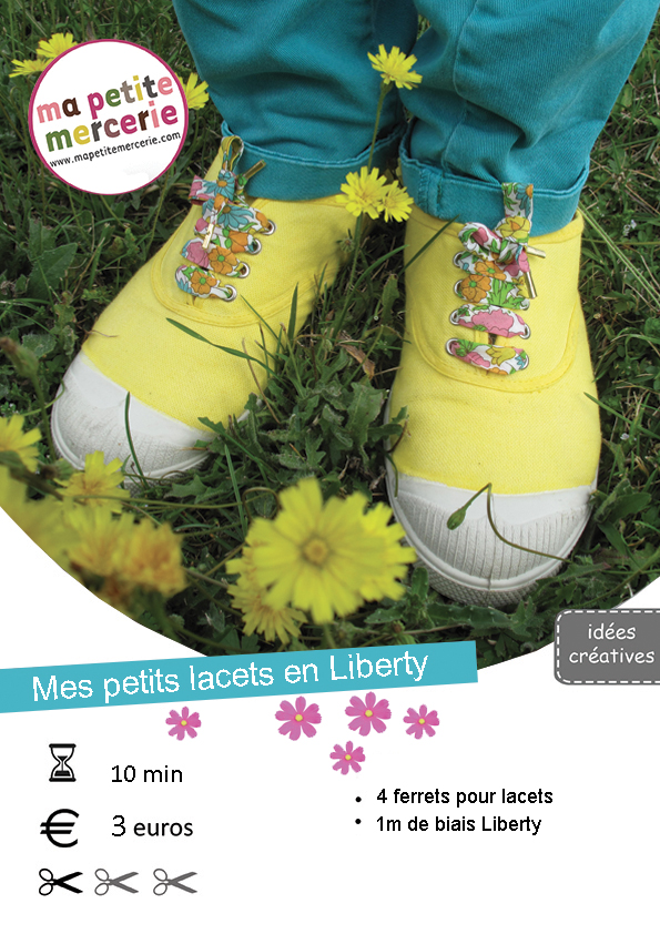 DIY lacet en liberty