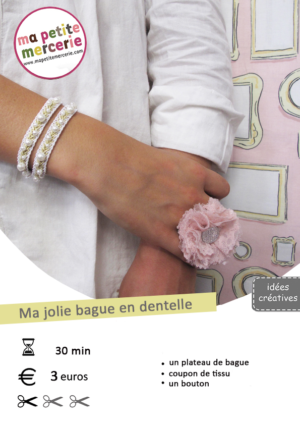 diy bague en tissu