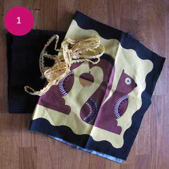Diy coussin vintage