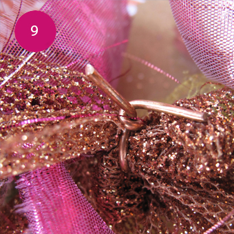 realiser une couronne noel 9