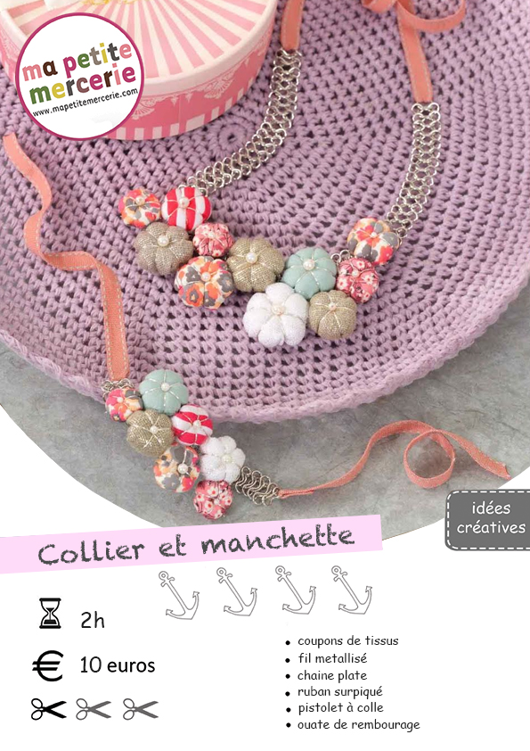 diy collier mariage