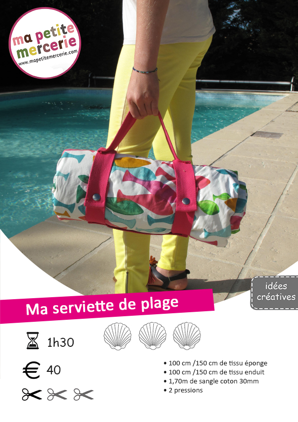 tuto serviette plage