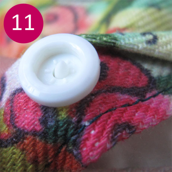 DIY coussin fleuri 11