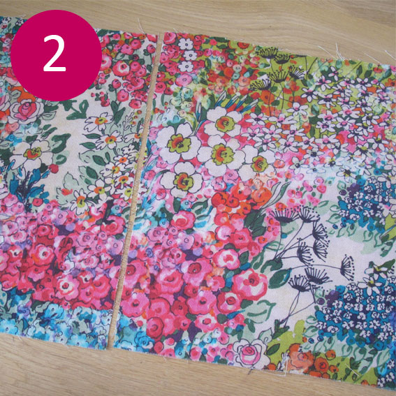 DIY coussin fleuri 2