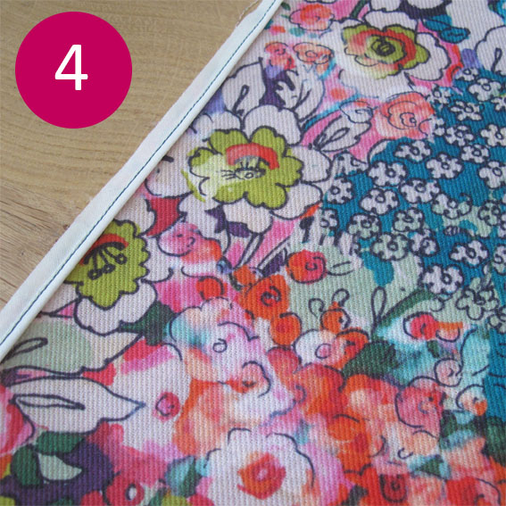 DIY coussin fleuri 4