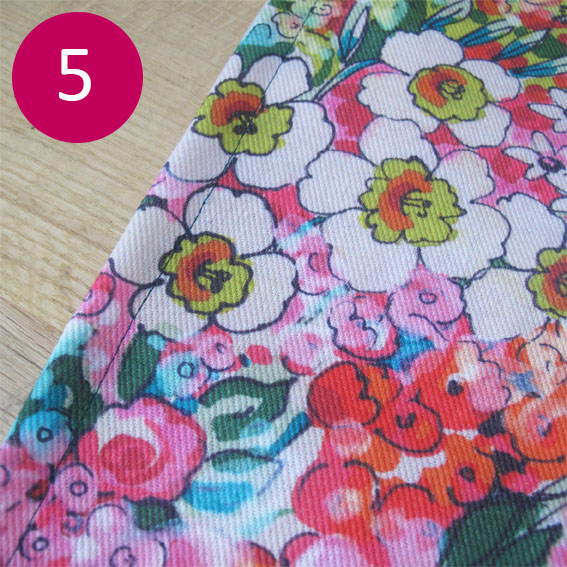 DIY coussin fleuri 5
