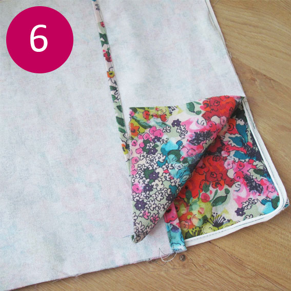 DIY coussin fleuri 6