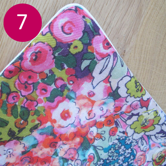DIY coussin fleuri 7