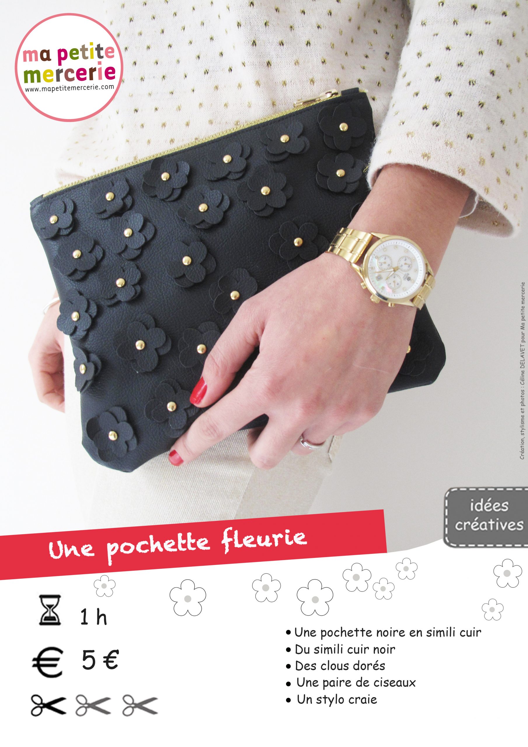 pochette fleurie