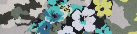tissu-gabardine-lycra-fleurs-abstraites-kaki-x-10cm