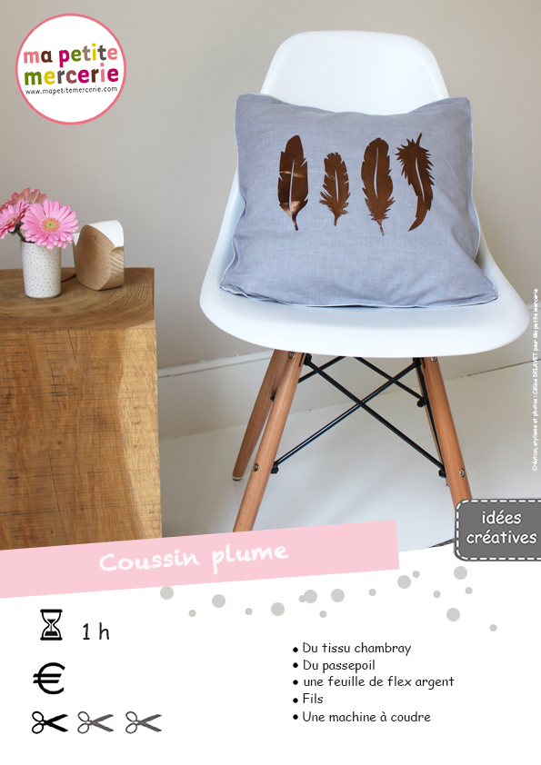 coussin plume