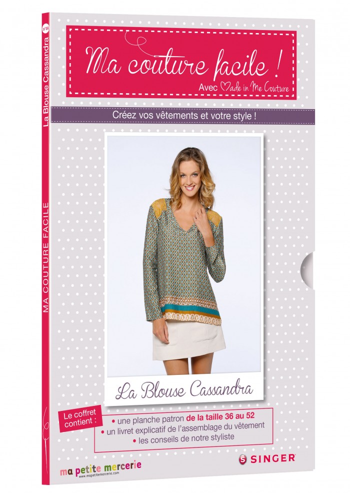 patron de couture d'une blouse