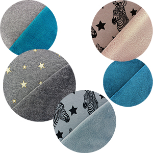 Tissu sweat minky