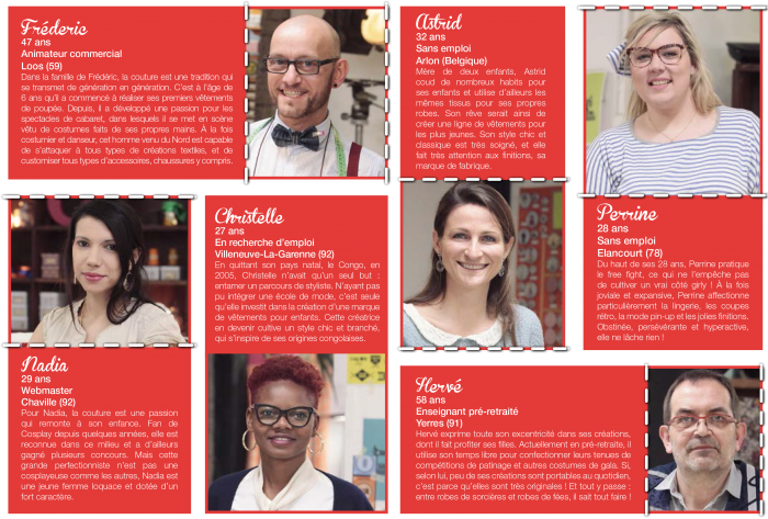 Plus que quelques jours avant le lancement de la nouvelle saison de l'émission Cousu Main sur M6, toujours animée par la pétillante Cristina Cordula ! Dès samedi 2 janvier à 18h vous pourrez donc retrouver les jurés Amparo Lellouche et Julien Scavini ainsi que nos couturiers amateurs pour de nouveaux défis et de nouvelles créations. 