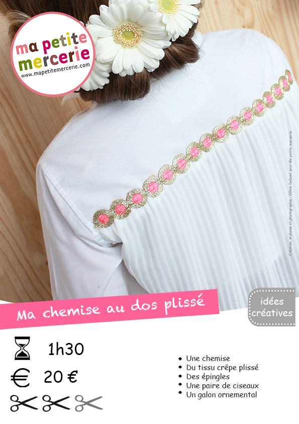 fiche technique plissé chemise