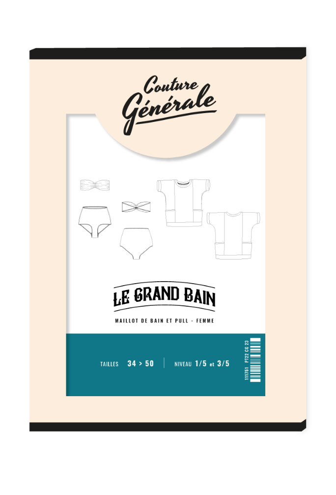 patron pochette maillot de bain