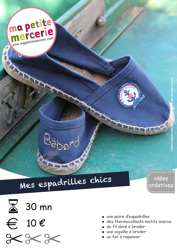 fiche technique espadrilles FR BD
