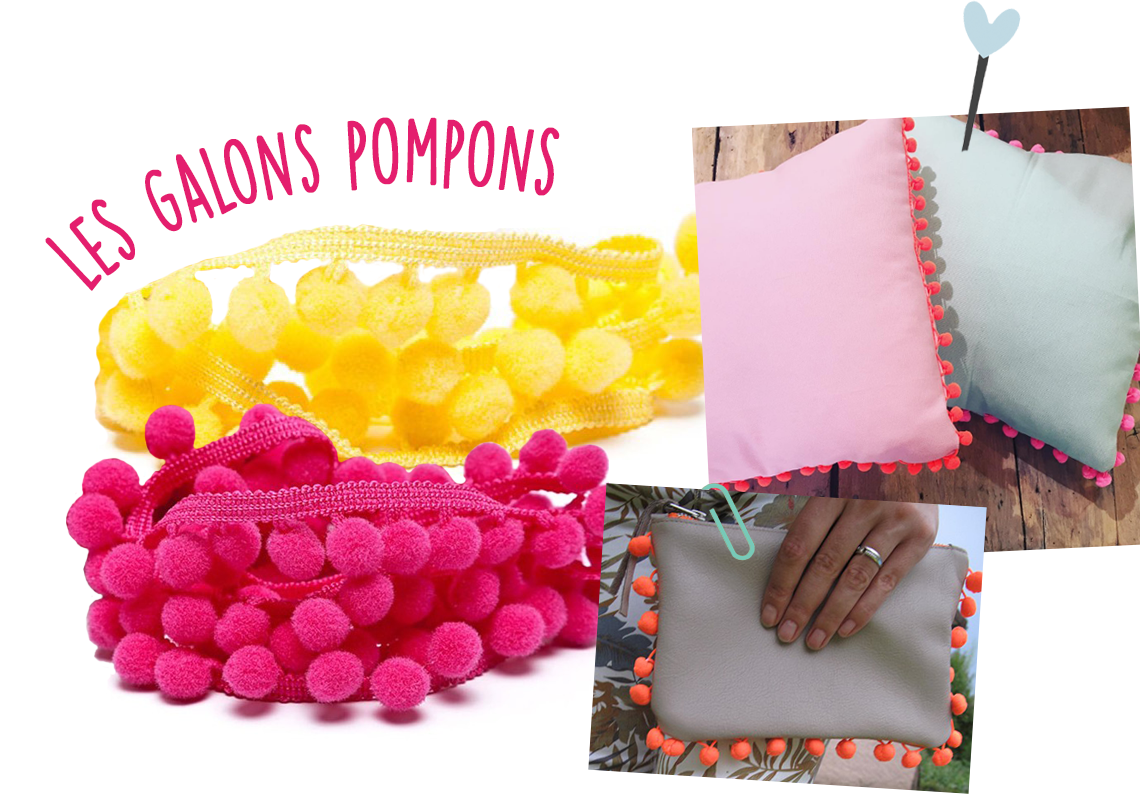 galon pompons