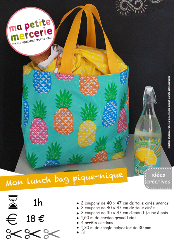 fiche technique lunch bag