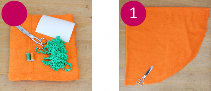 serviette melon ronde 01