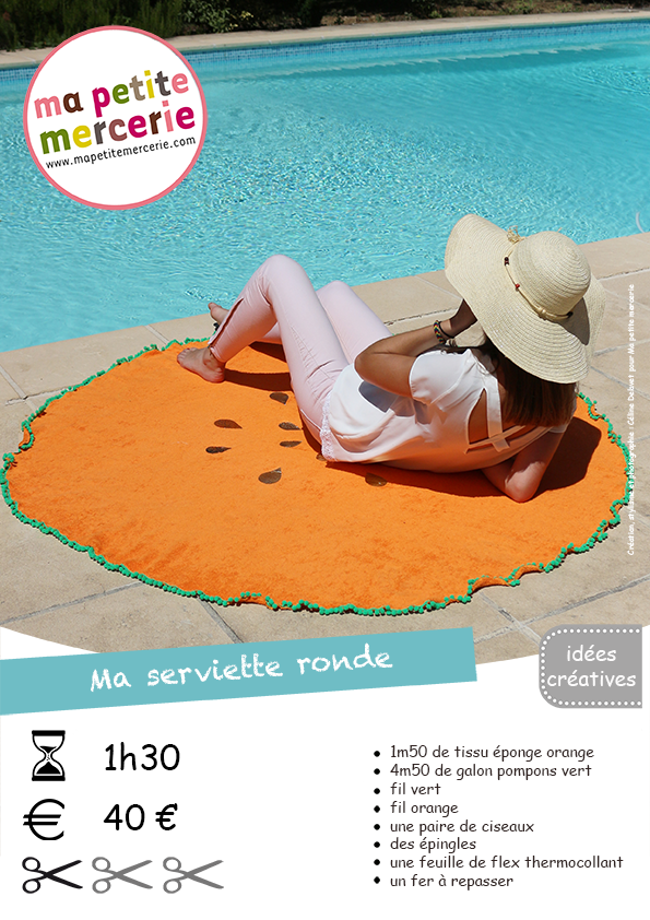 fiche technique serviette ronde BD