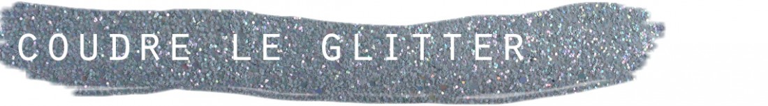 titre paillettes glitter couture
