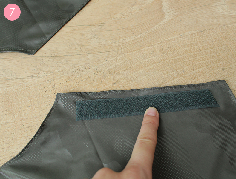 DIY bavoir a barbe etape 7 DIY bavoir a barbe etape 7