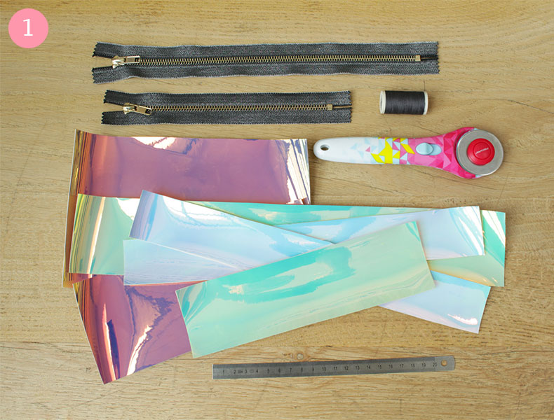 Tuto pochette holographique matériel Tuto pochette holographique matériel