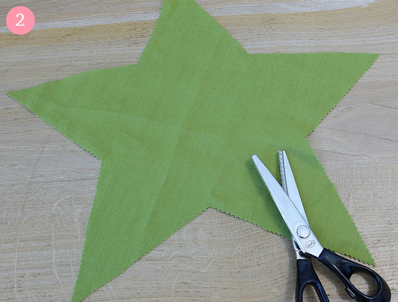 Tuto Sapin de Noel en Tissu Étape 2