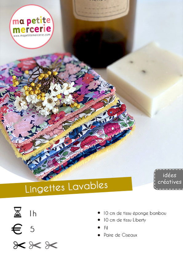 Tuto Lingettes Lavables