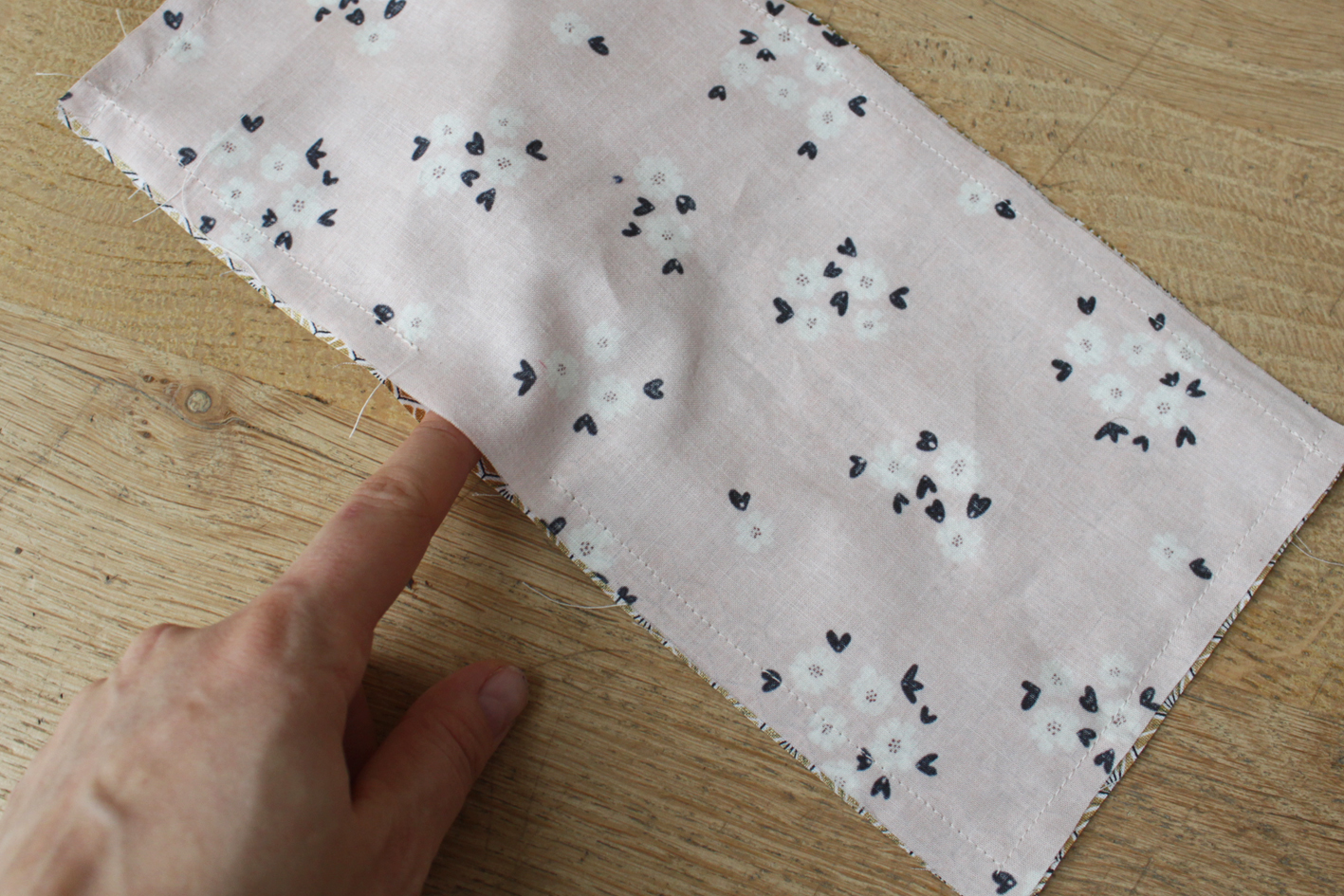 Tuto sac à savon étape 3 Tuto sac à savon étape 3