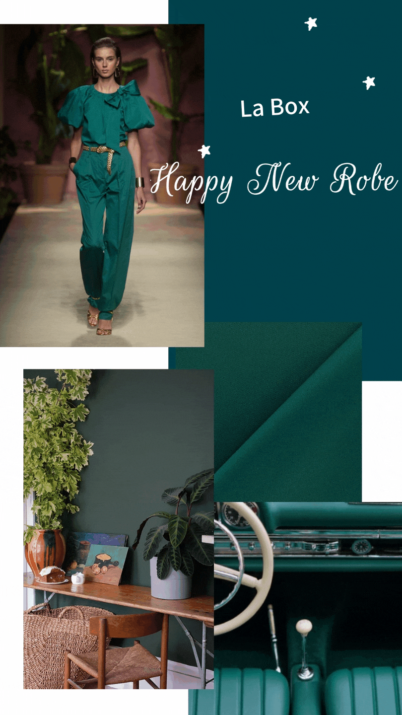 Moodboard de la Box Robe Happy New Robe par Ma Petite Mercerie