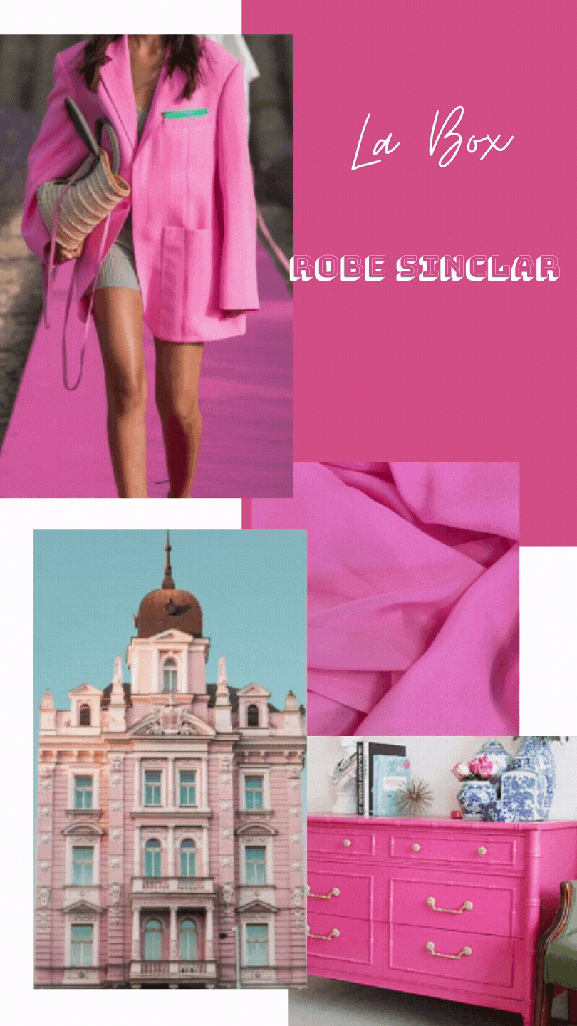 Moodboard de la Box Robe Sinclar par Ma Petite Mercerie