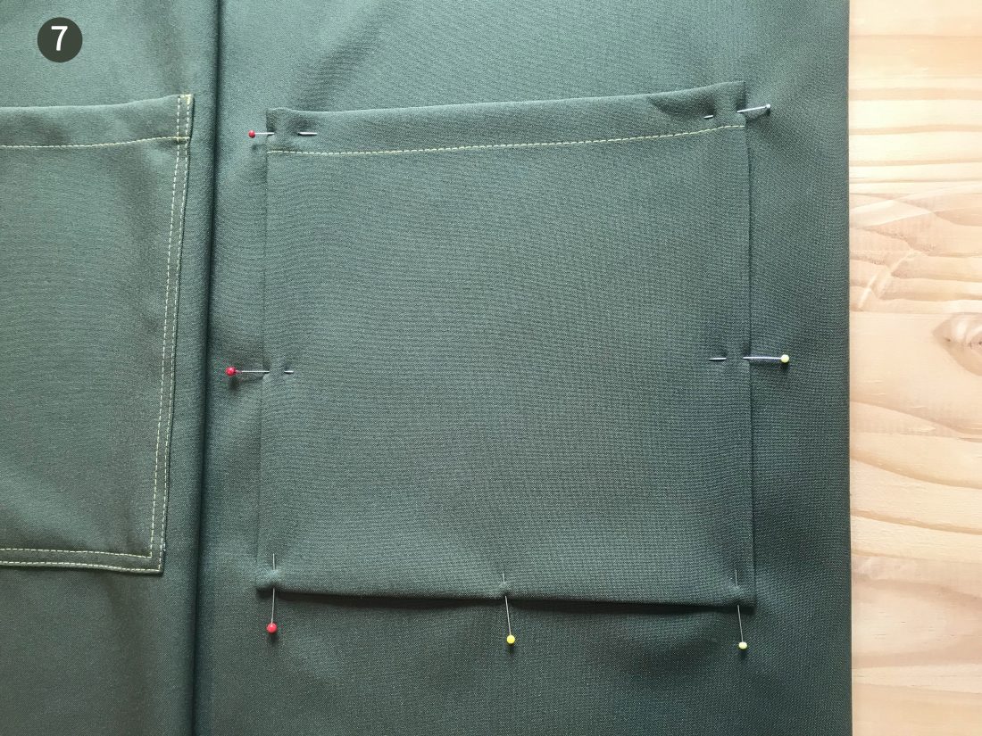 Comment coudre une poche tuto tablier