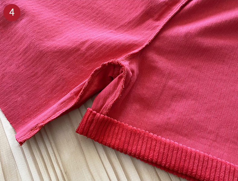 Comment faire un ourlet - Patron short femme