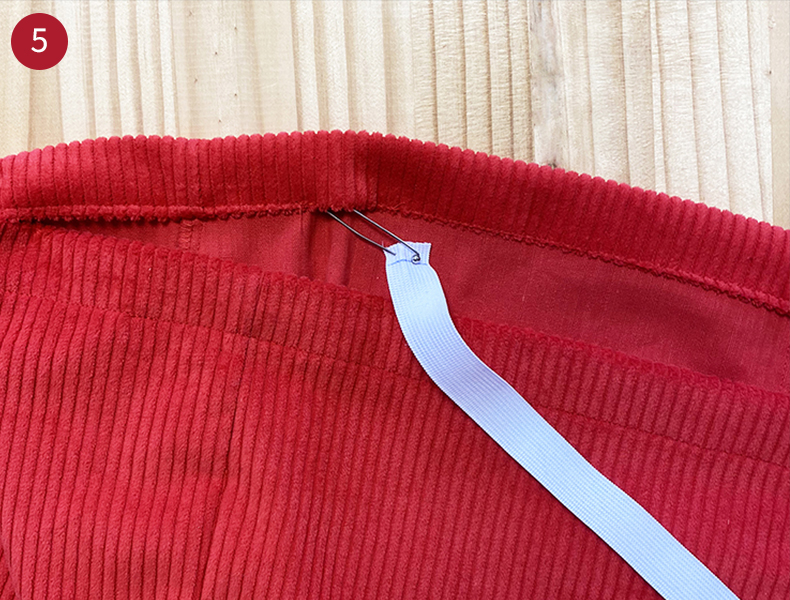 Comment coudre une ceinture élastique short