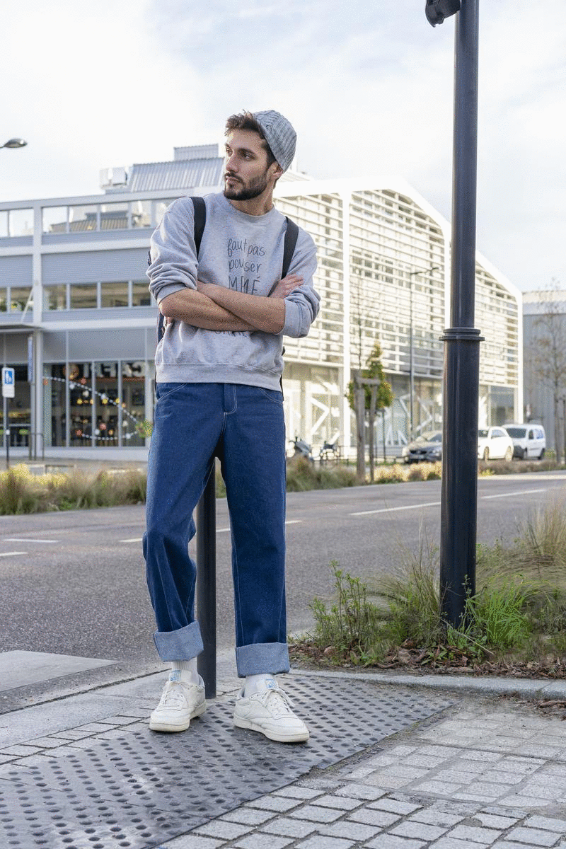 Patron Baggy Mais Pas Trop - Gif présentant le modèle