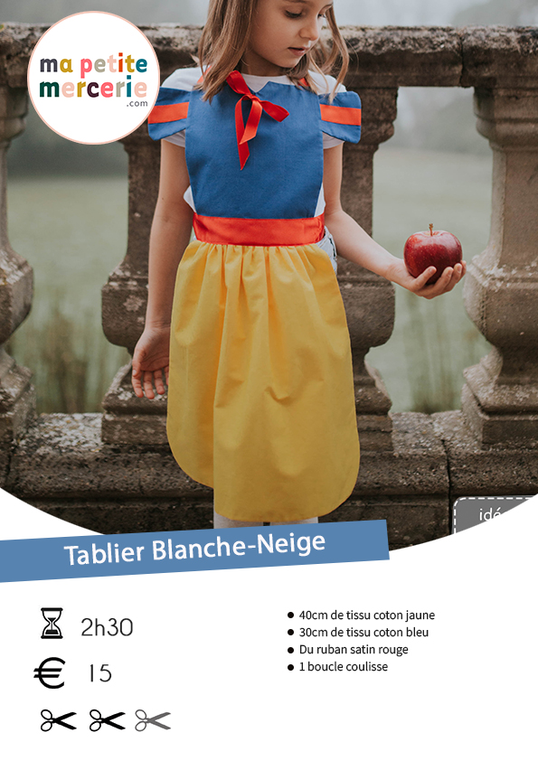 Patron robe blanche neige