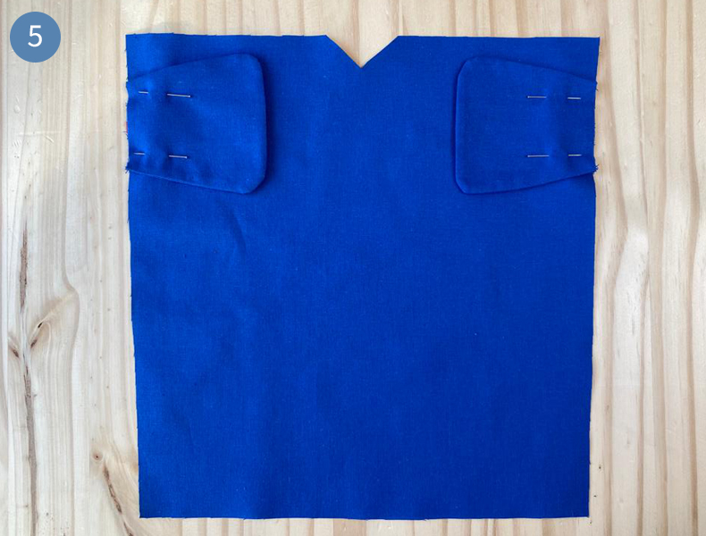 assembler le haut du tablier de Blanche-Neige