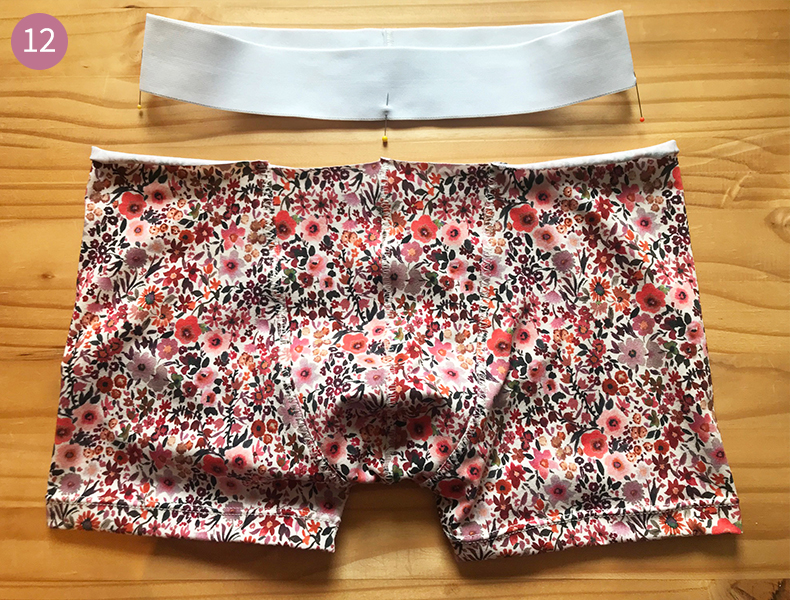 coudre un élastique pour maillot de bain pour homme