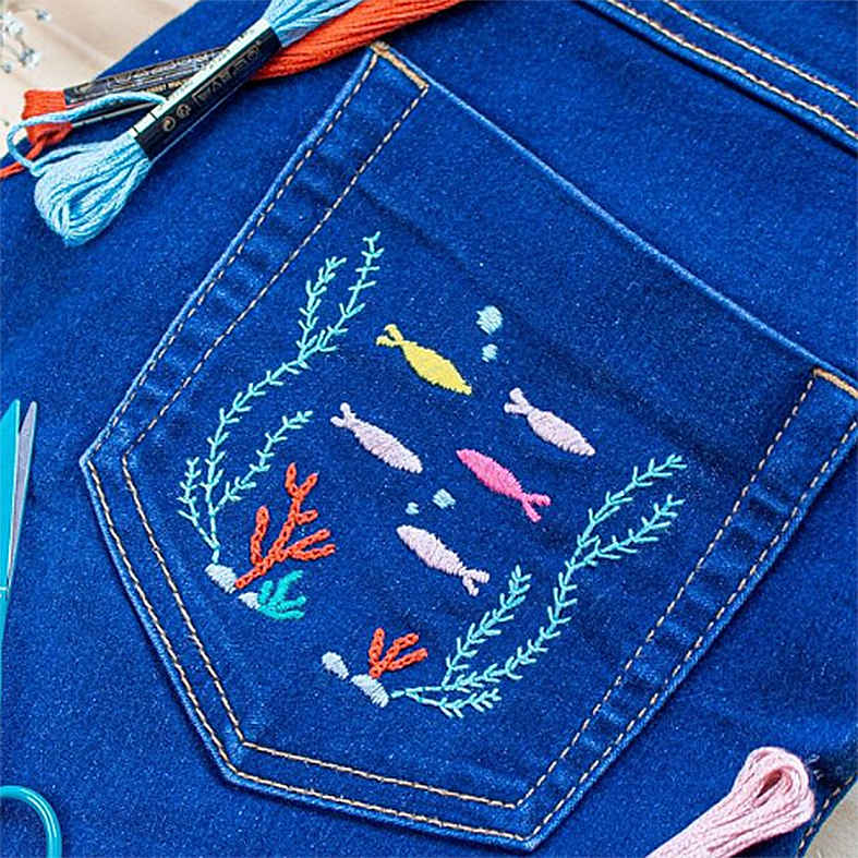 broderie poisson