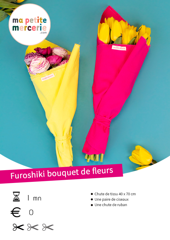 emballage bouquet de fleurs zero dechet