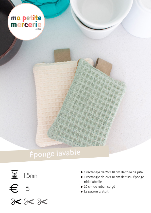 Eponge lavable tuto