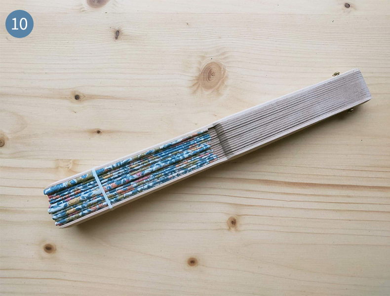 faire un éventail en tissu
