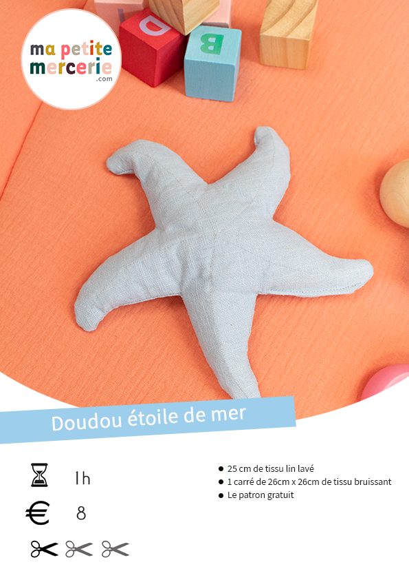 tuto doudou étoile de mer