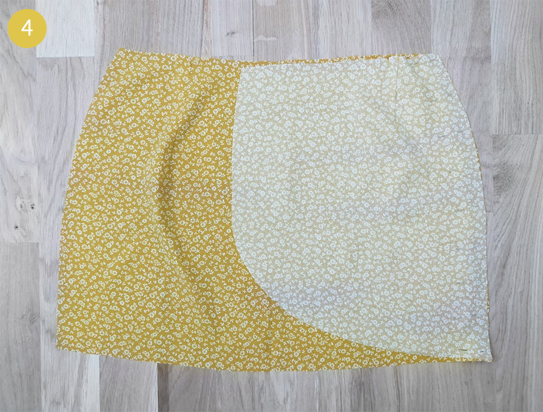 comment faire une jupe portefeuille