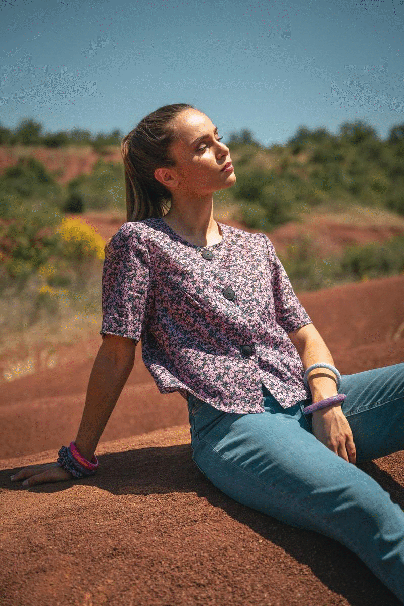 Patron Flashback Blouse en Image