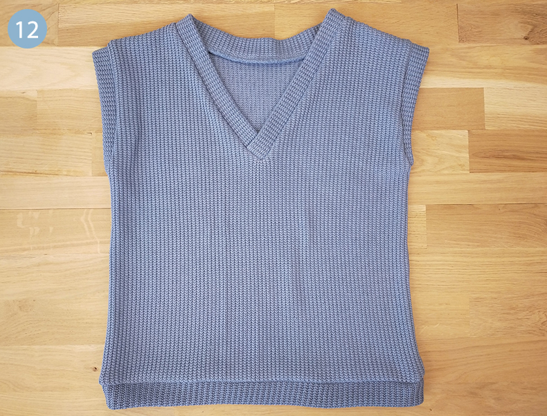 tuto pull sans manche fini : patron pull sans manche femme gratuit