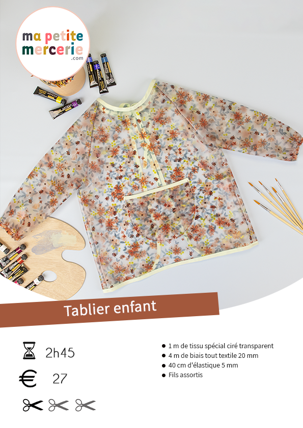 patron tablier enfant